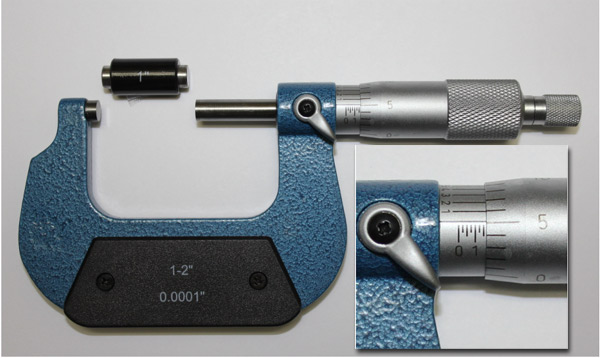 0.01mm Graduation Proster Outside Micrometer 0-25mm Metric External Caliper 